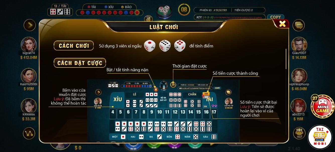 Những ưu điểm của game sicbo Aesexy