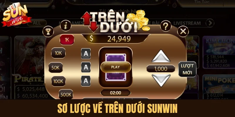 Tổng quan về Mini game Trên - Dưới Sunwin